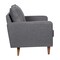 Flash Furniture Dark Gray Faux Linen Upholstered Tufted Chair IS-PC100-DKGY-GG - alternate 7